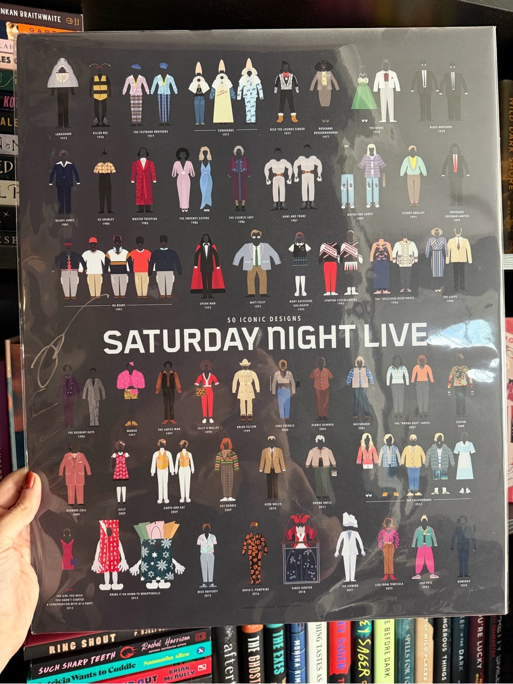 Signed Exclusive SNL 50 Seasons Costume Poster